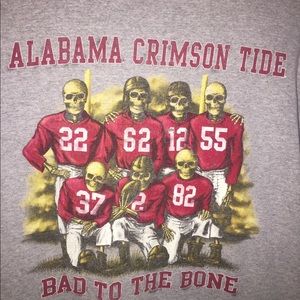 Vintage Alabama Crimson Tide Bad To The Bone XL